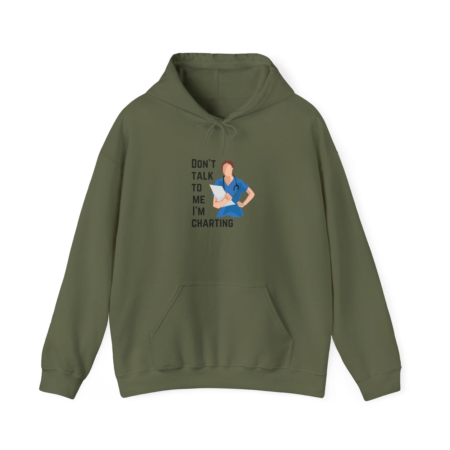 "Don't Talk to Me, I'm Charting" Women's Hoodie