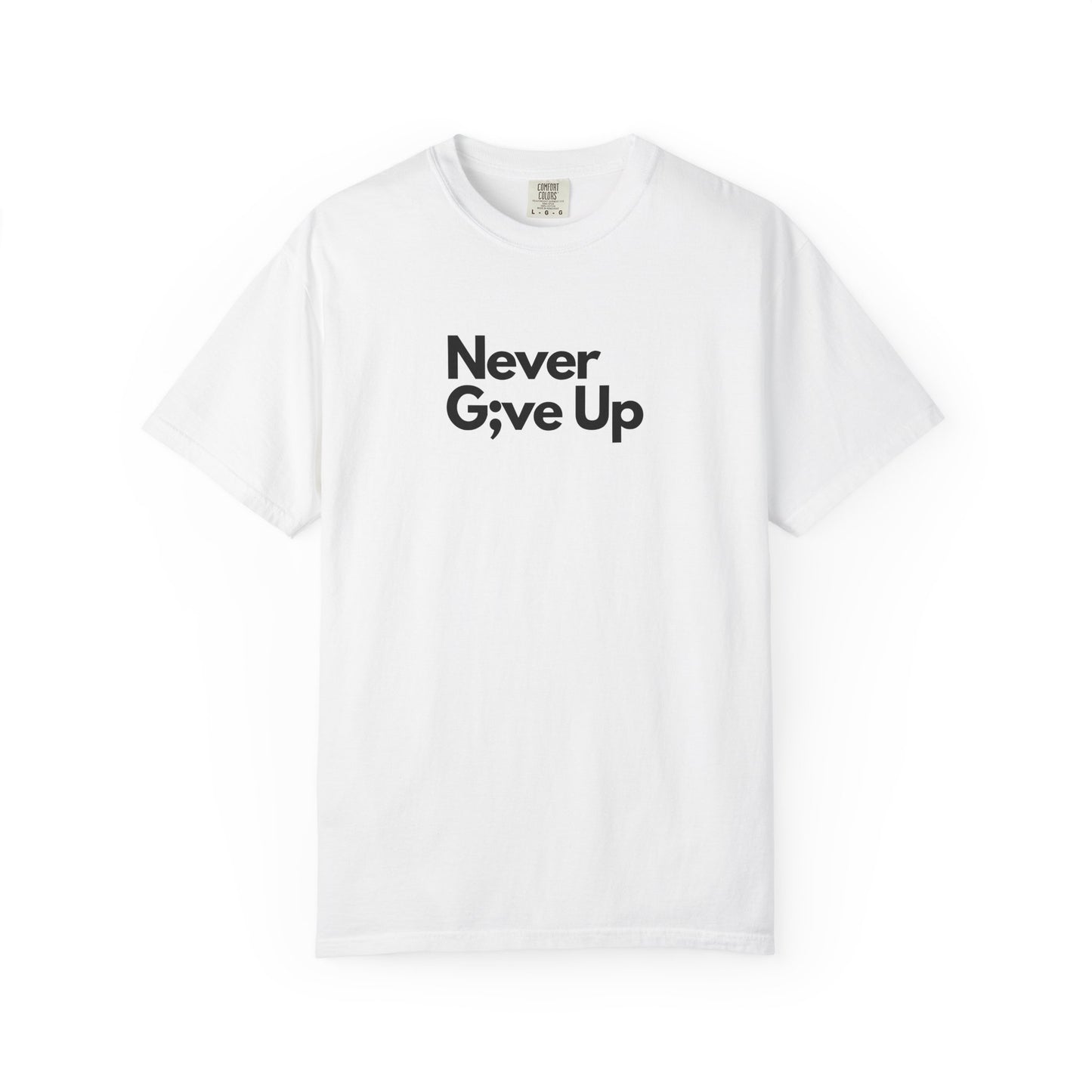 Never G;ve Up Men's T-Shirt
