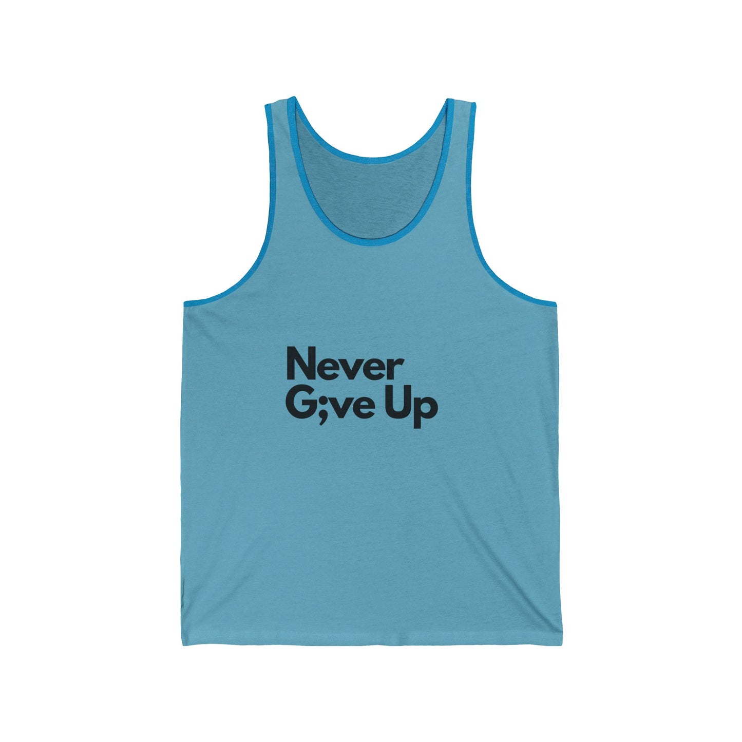 Never G;ve Up Men's Tank