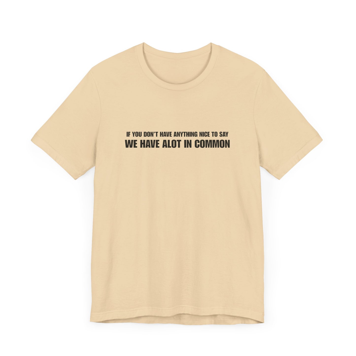"If You Don't Have Anything Nice to Say" Men's T-Shirt