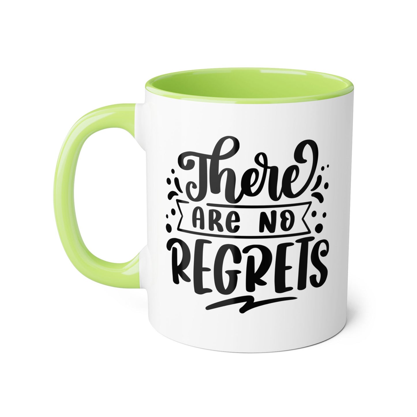 No Regrets 2 Tone Mug
