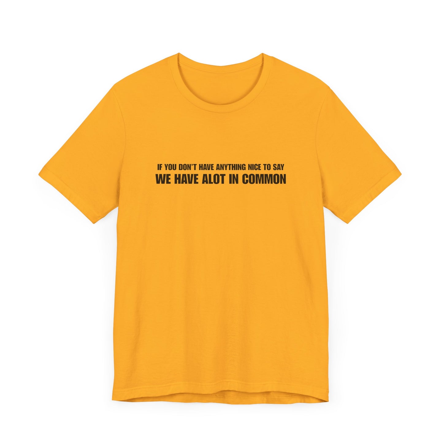 "If You Don't Have Anything Nice to Say" Men's T-Shirt