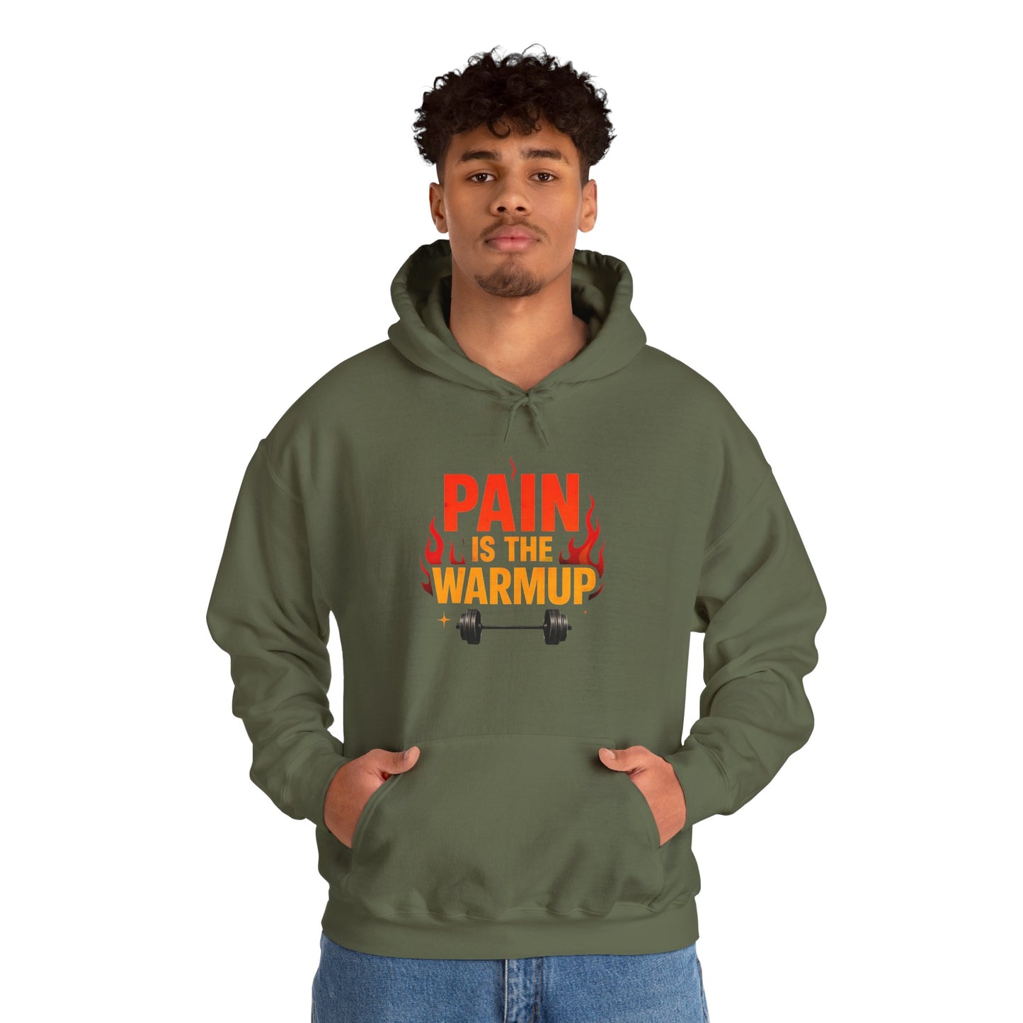Pain is the Warmup Men's Hoodie