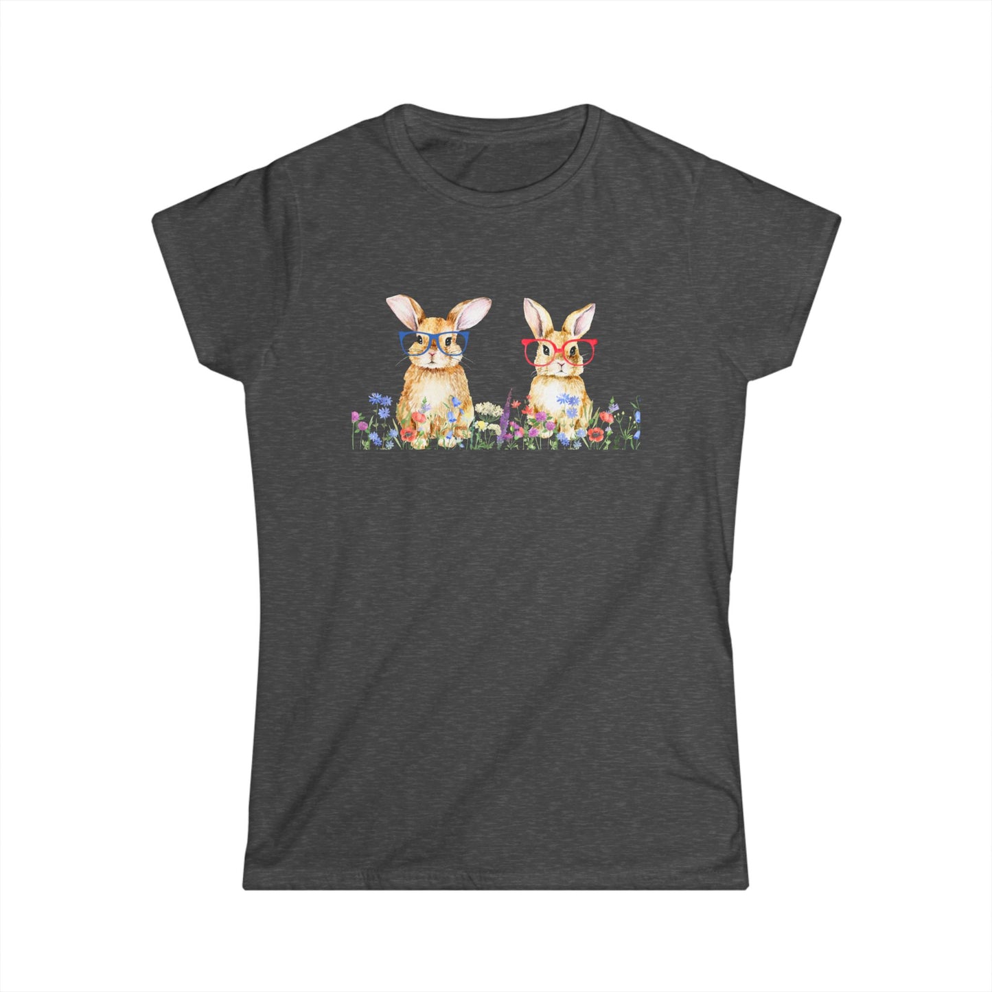 Bunny Duo Women's Semi Fitted T-Shirt