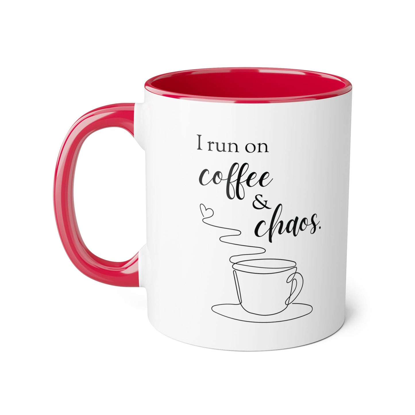 Coffee & Chaos 2 Tone Mug