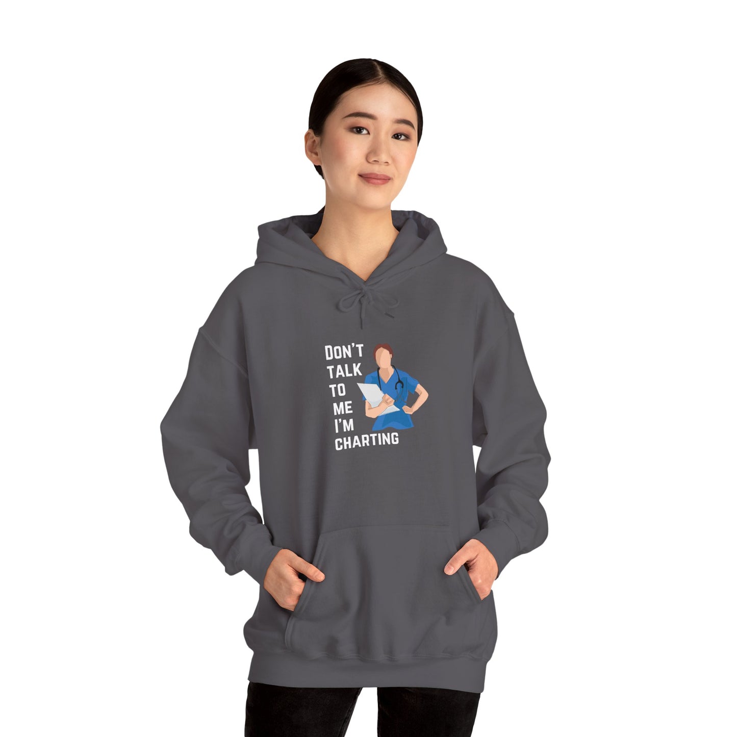 "Don't Talk to Me, I'm Charting" Women's Hoodie