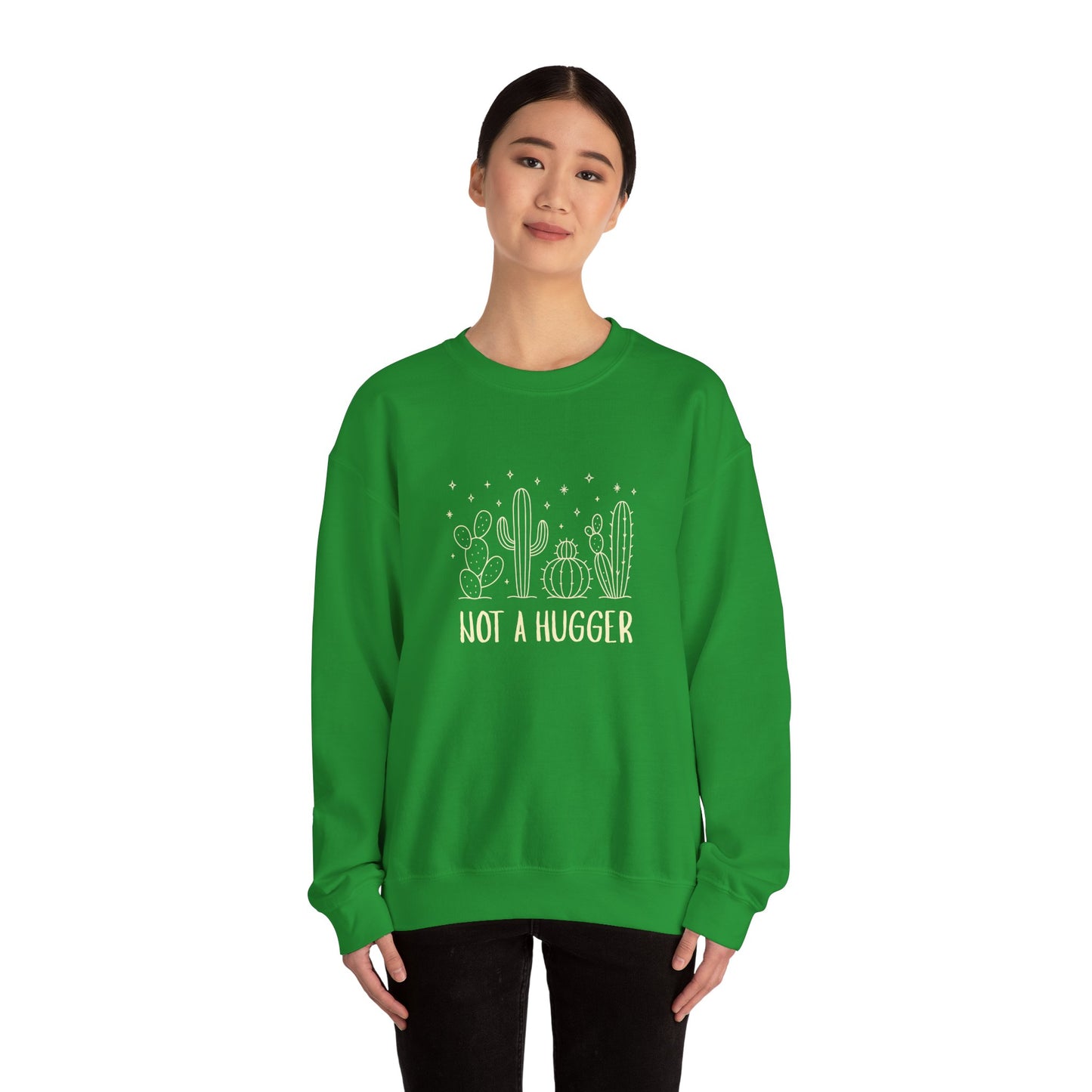 "Not A Hugger" Women's Crewneck