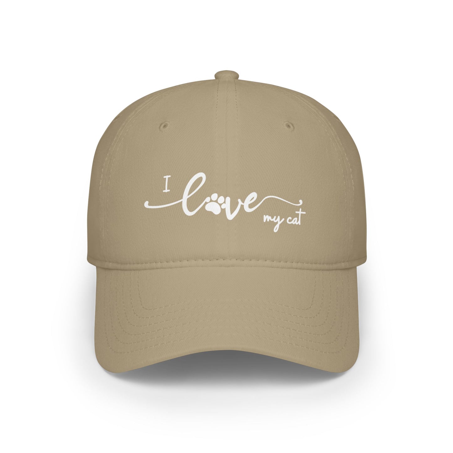 I Love My Cat Baseball Cap