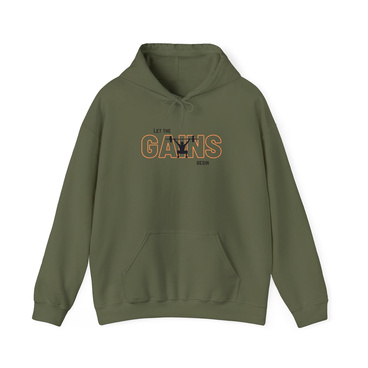 'Let the Gains Begin' Men's Hoodie