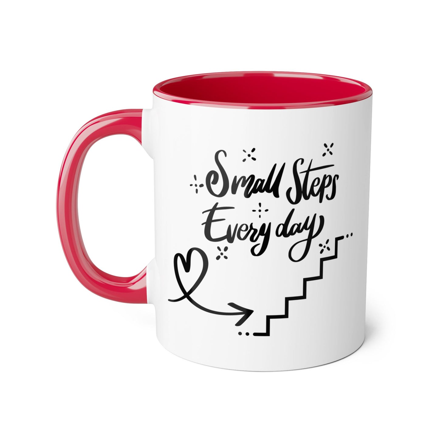 Small Steps Every Day 2 Tone Coffee Mug