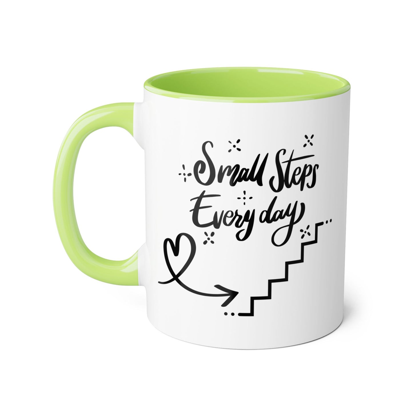 Small Steps Every Day 2 Tone Coffee Mug
