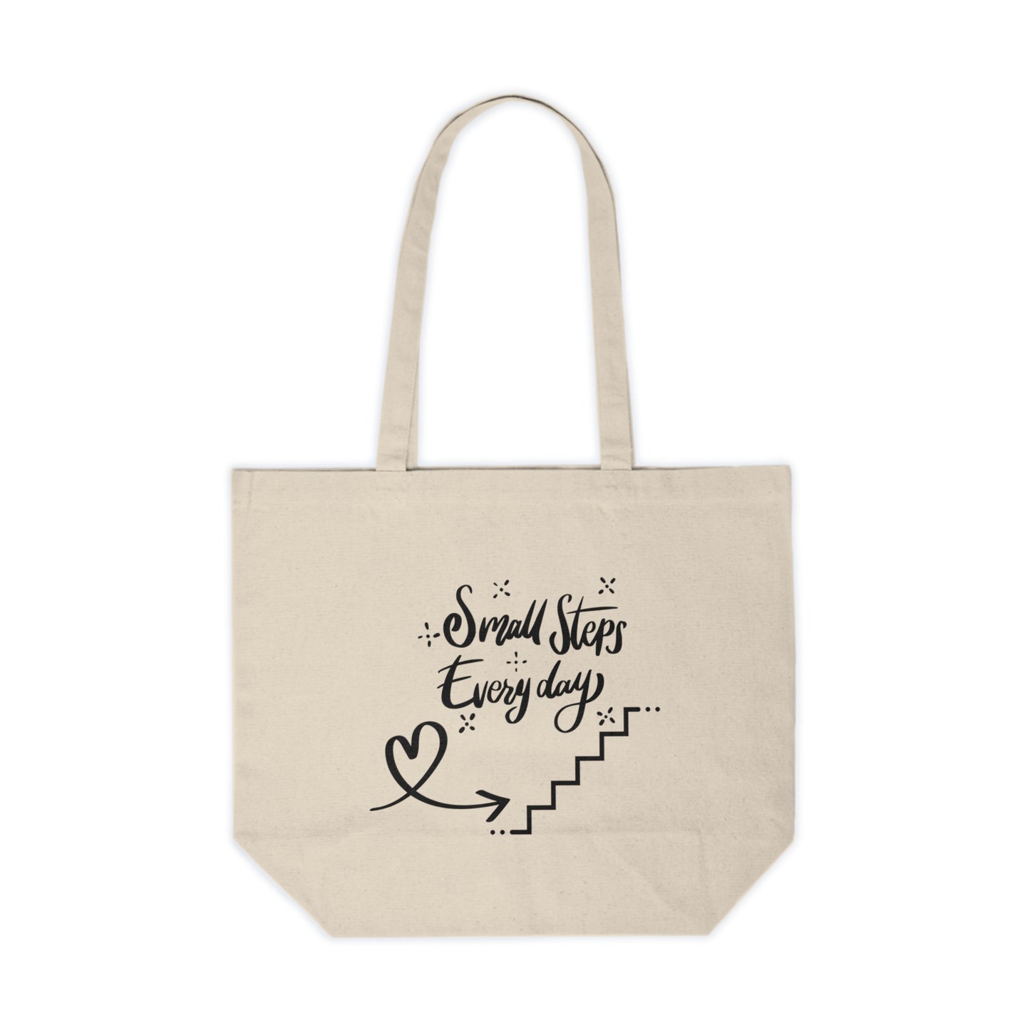 Small Steps Every Day Canvas Bag