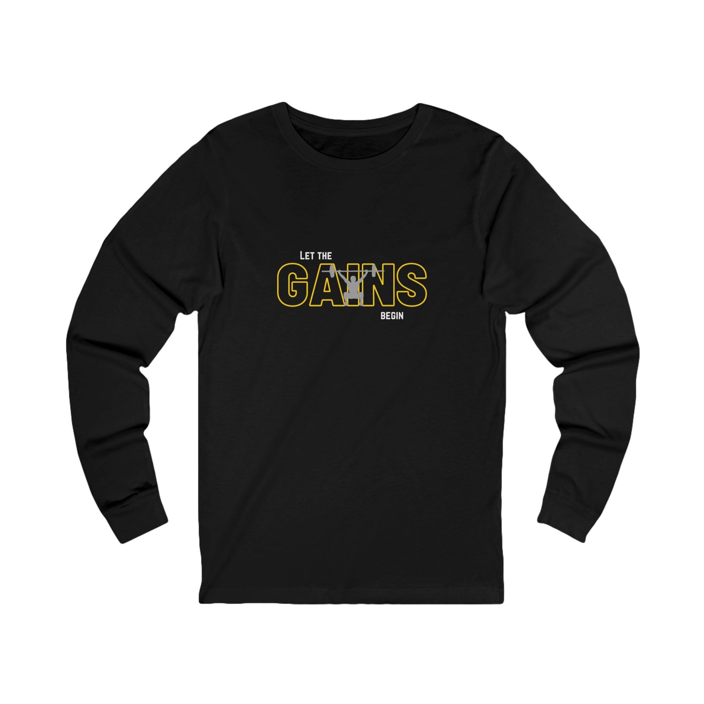 Let the Gains Begin Men's Long Sleeve