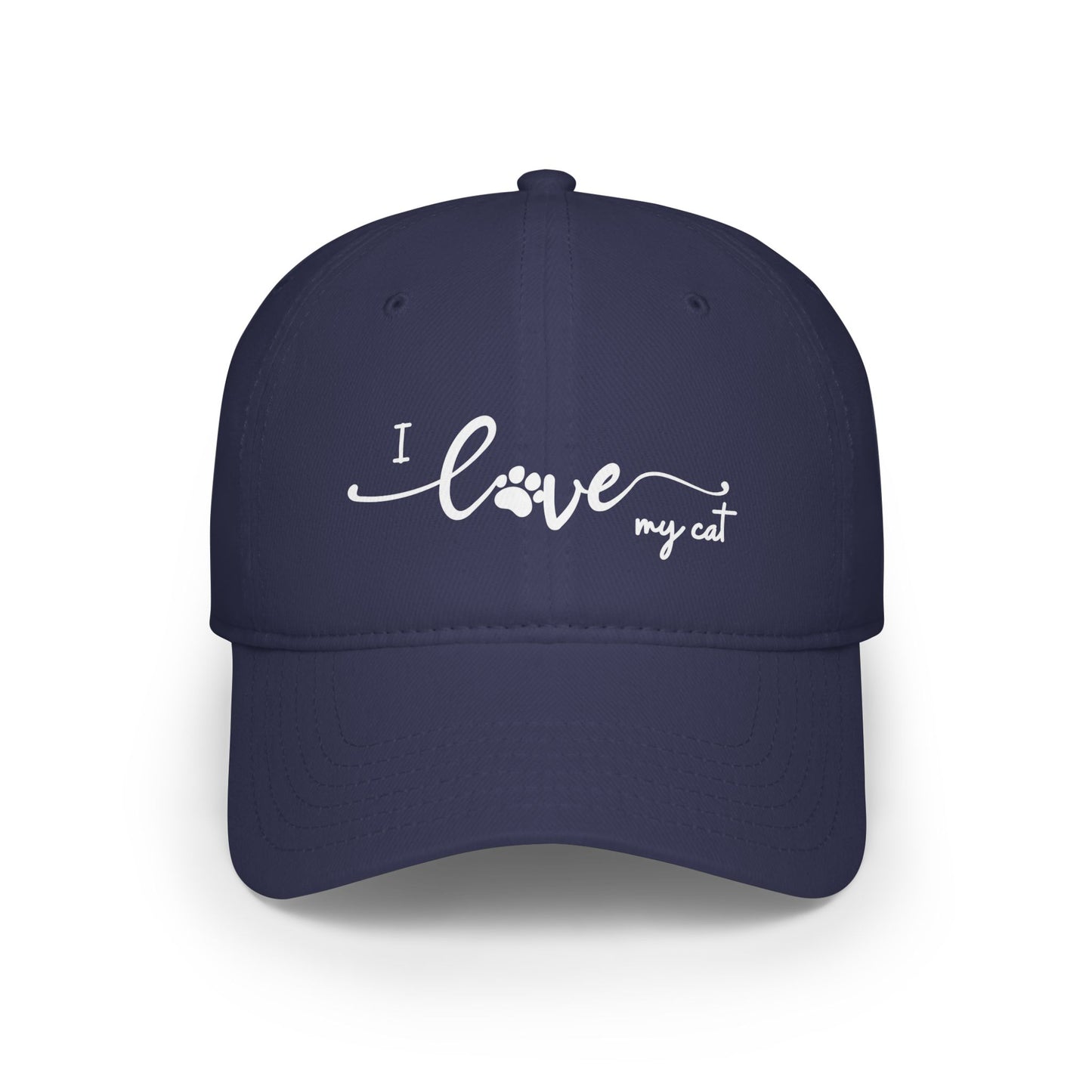 I Love My Cat Baseball Cap