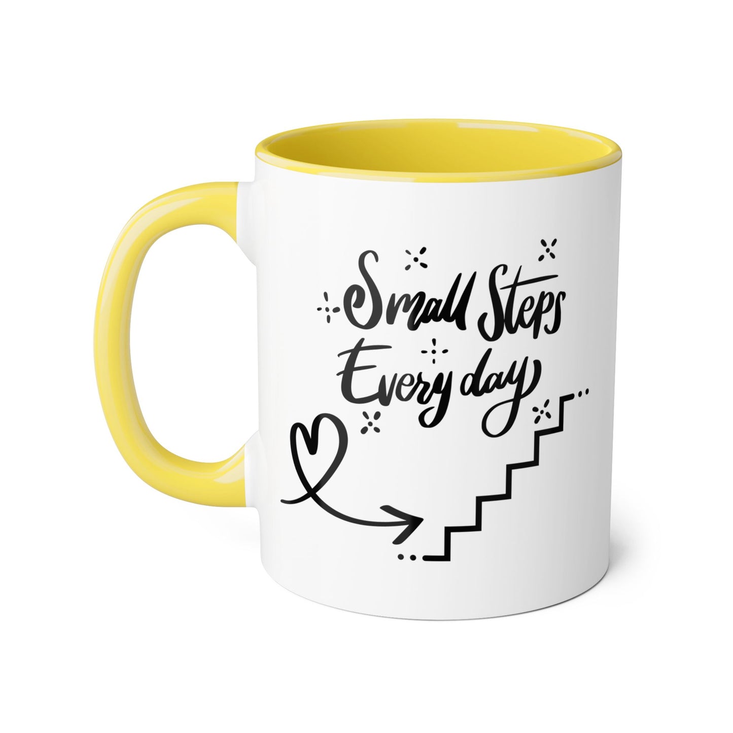 Small Steps Every Day 2 Tone Coffee Mug
