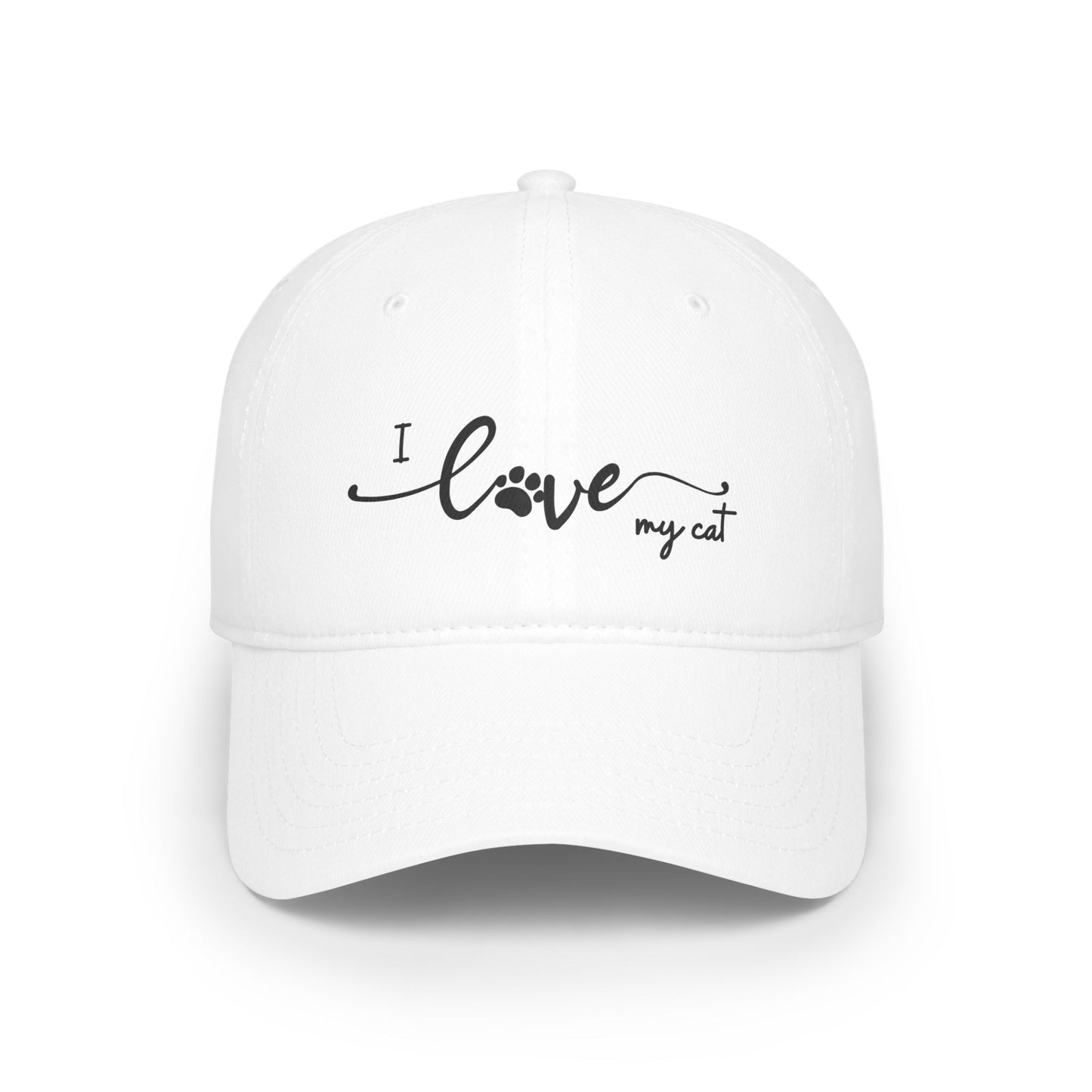 I Love My Cat Baseball Cap