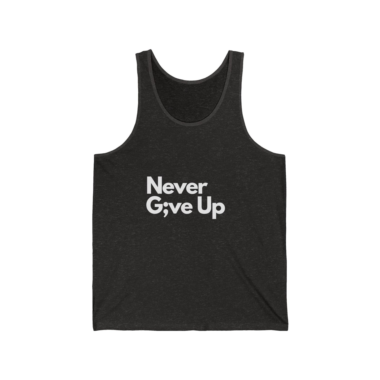 Never G;ve Up Men's Tank