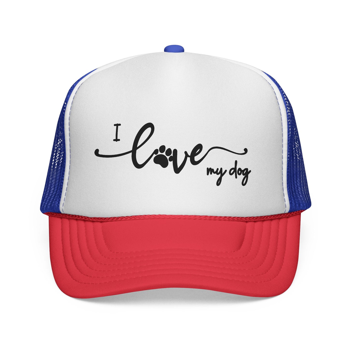 I Love My Dog Trucker Hat