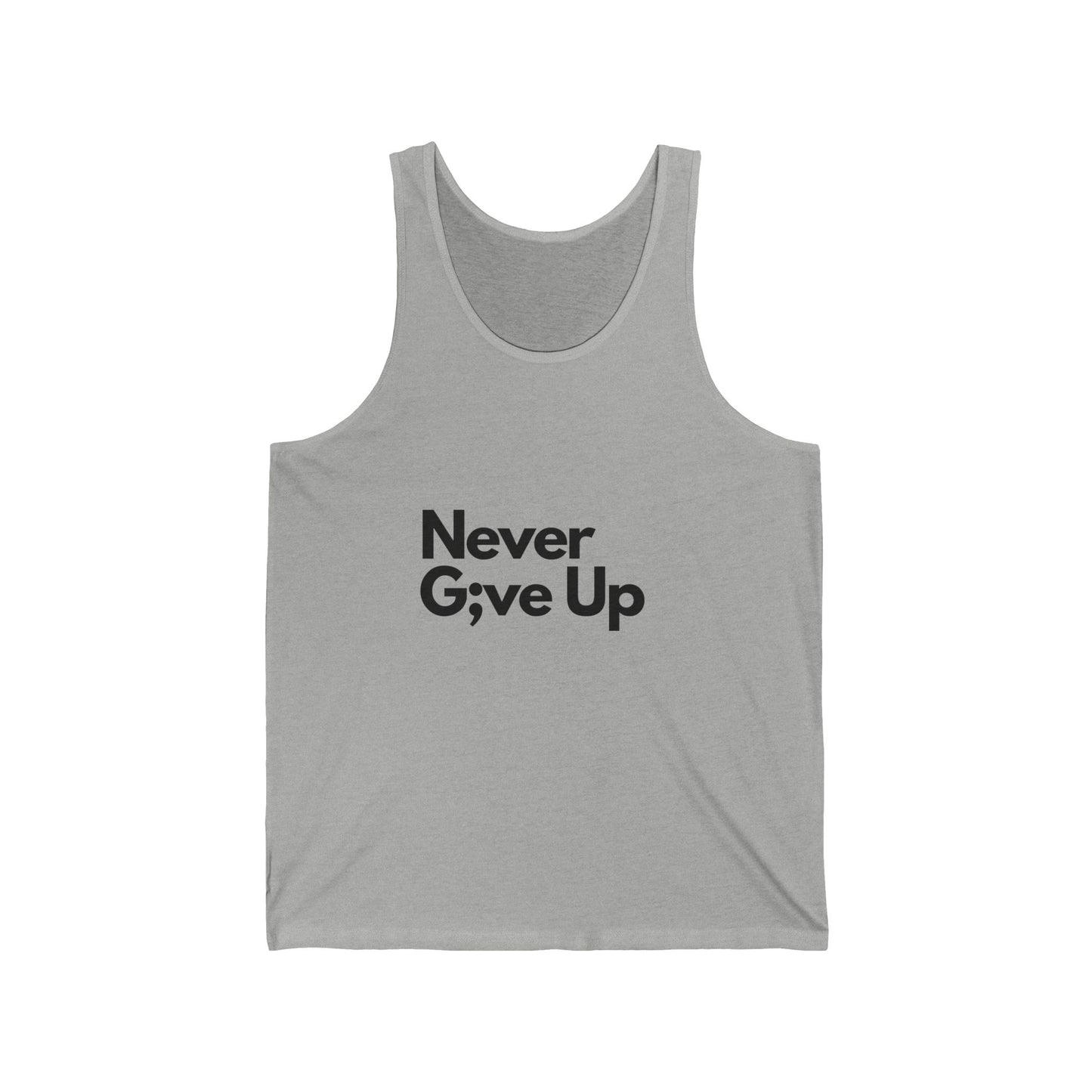 Never G;ve Up Men's Tank