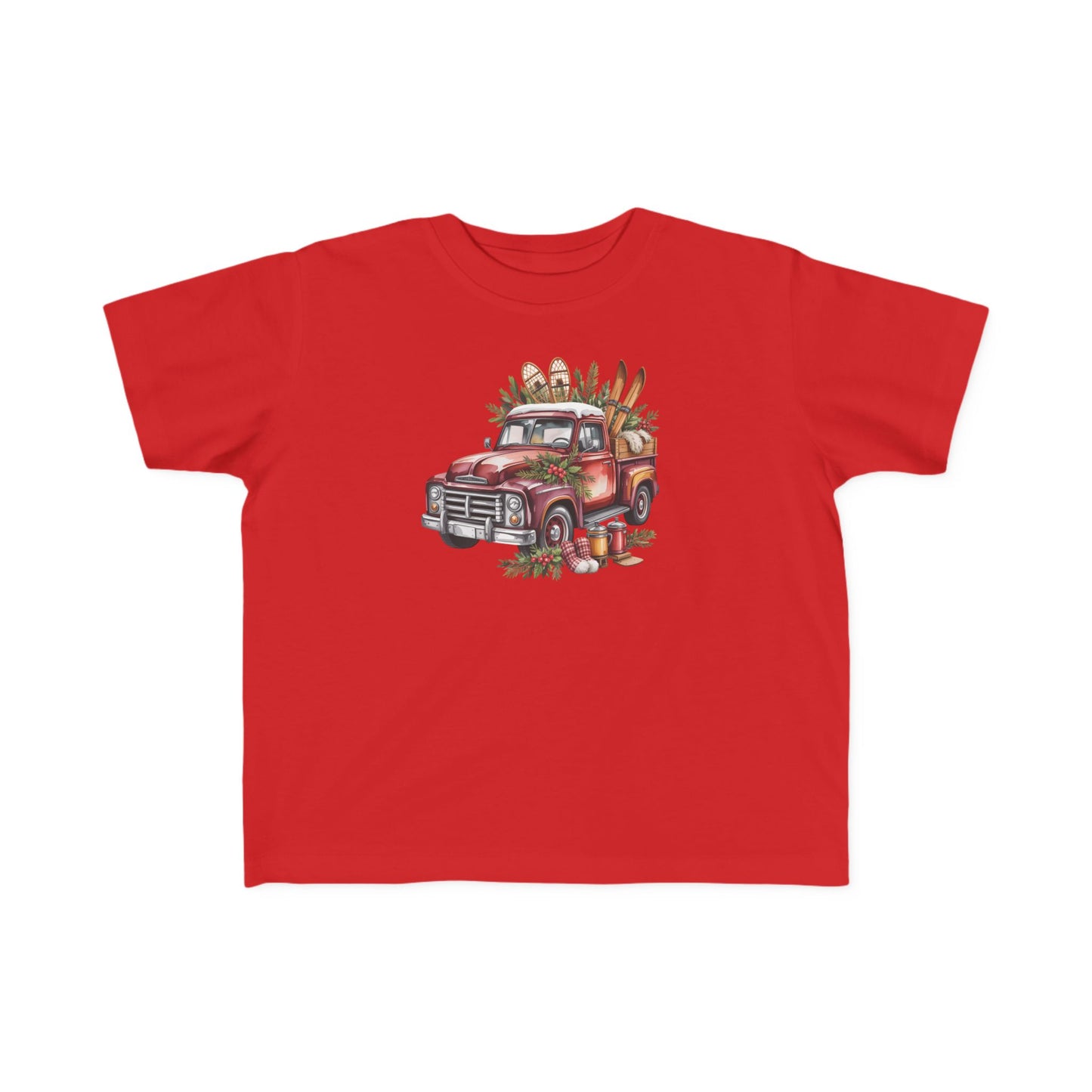 Retro Holiday Truck Toddler T-Shirt