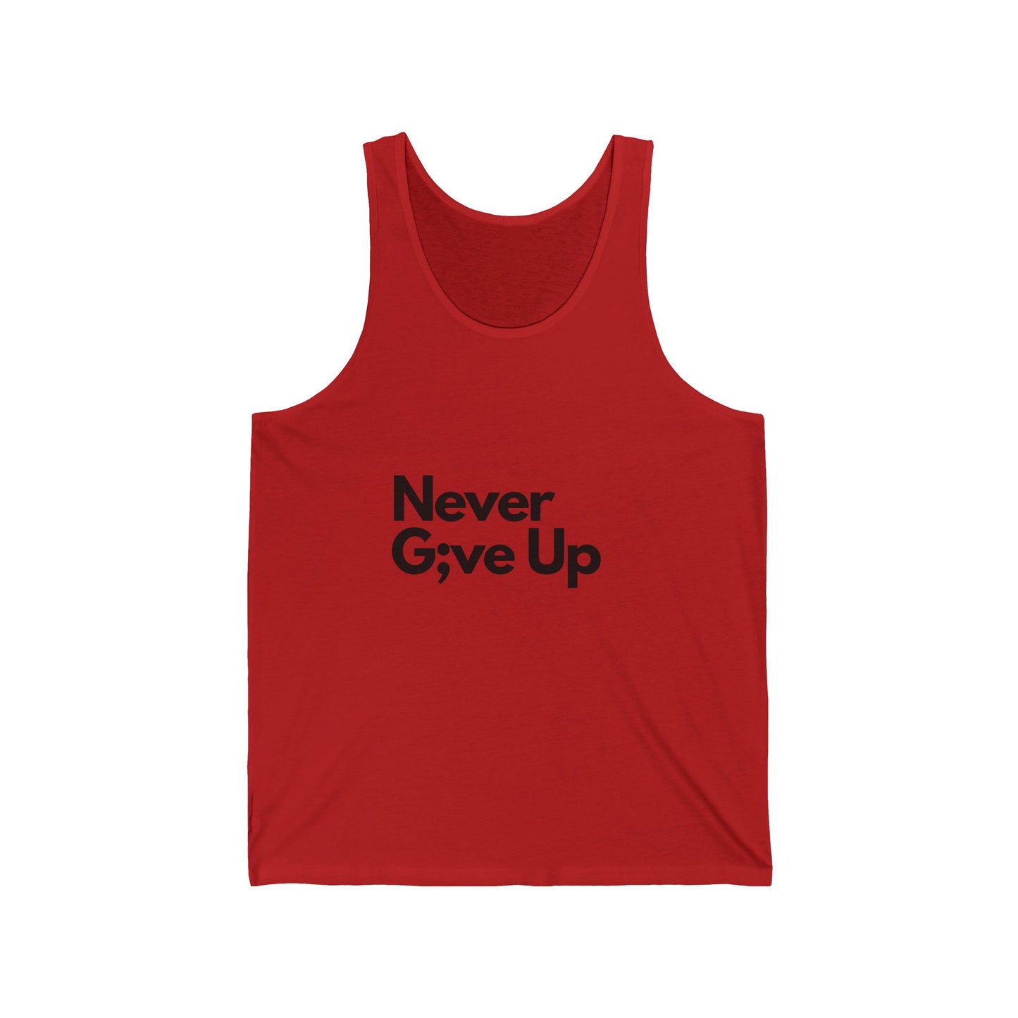 Never G;ve Up Men's Tank