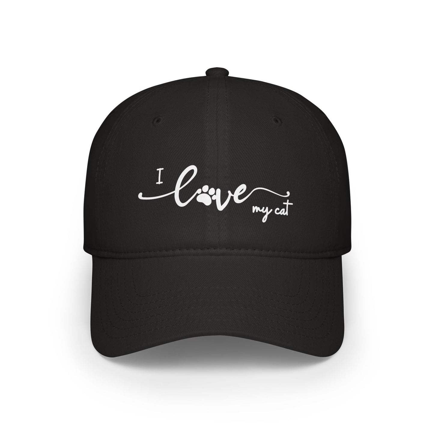 I Love My Cat Baseball Cap