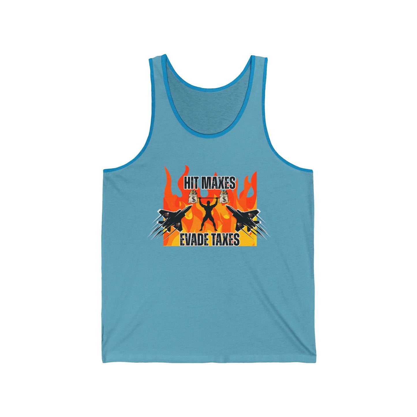 Hit Maxes Evade Taxes Men's Tank