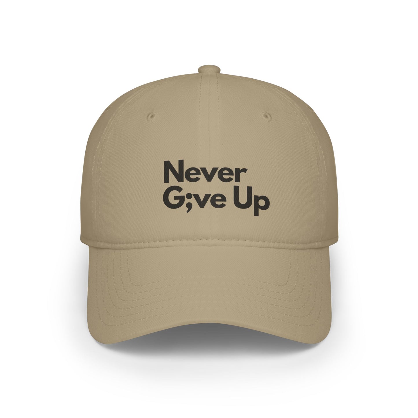 Never Give Up Baseball Cap