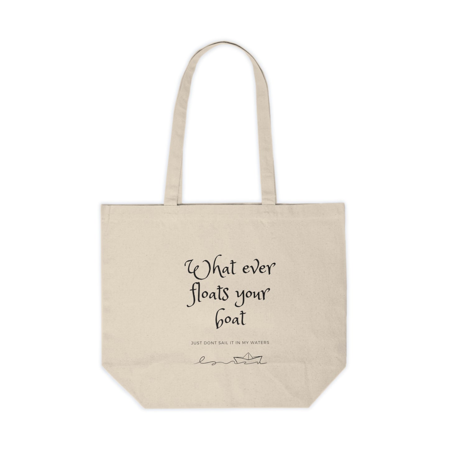 What Floats Your Boat Canvas Bag