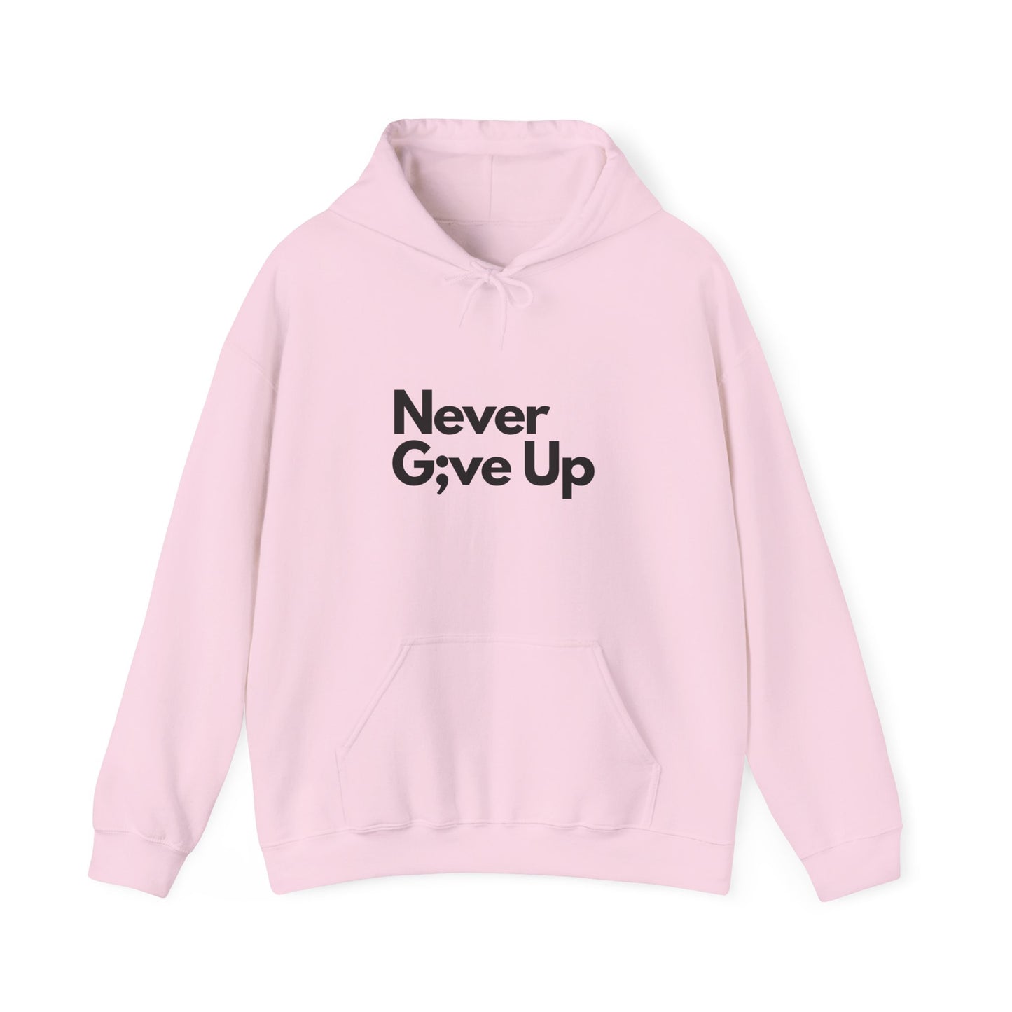 Never G;ve Up Men's Hoodie