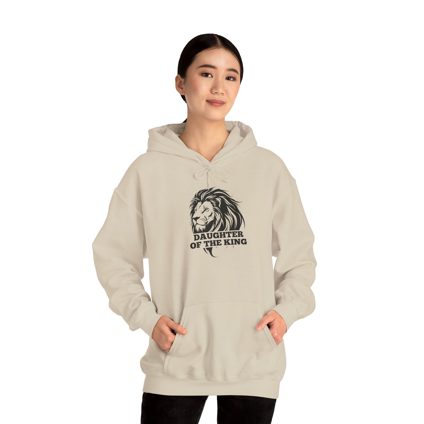 Lion - Daughter of the King - Christian Women's Hoodie