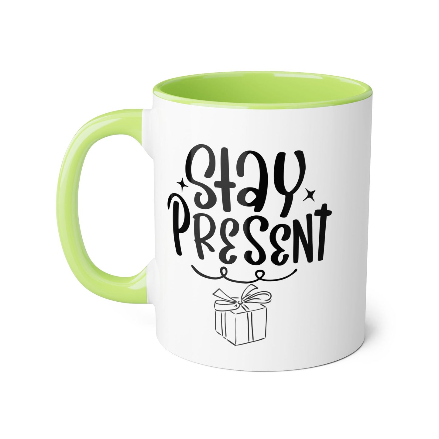 Stay Present 2 Tone Mug