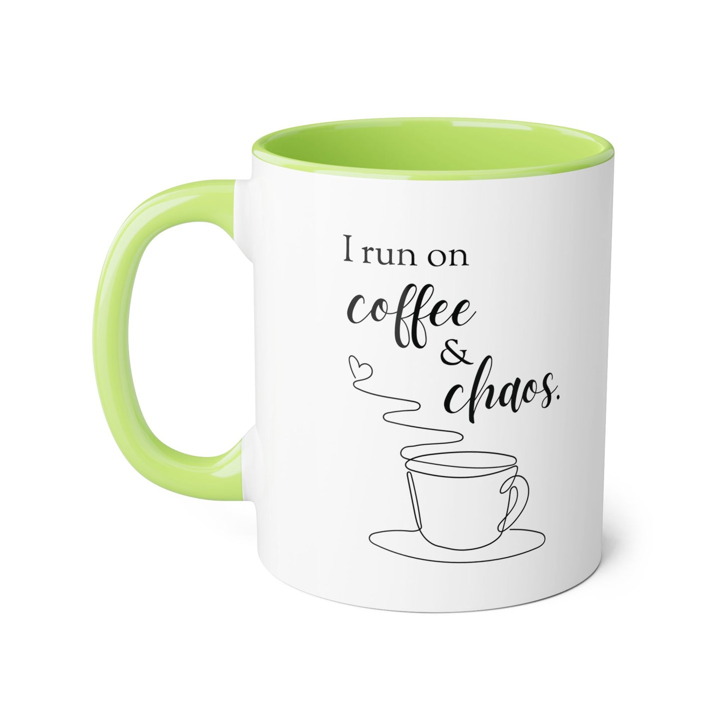 Coffee & Chaos 2 Tone Mug