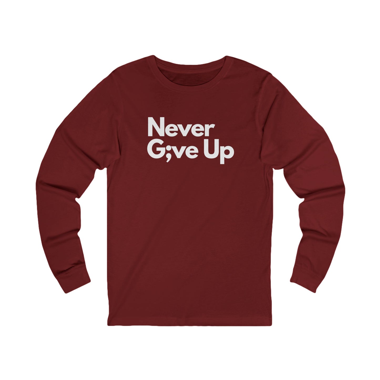 Never Give Up Women's Long Sleeve