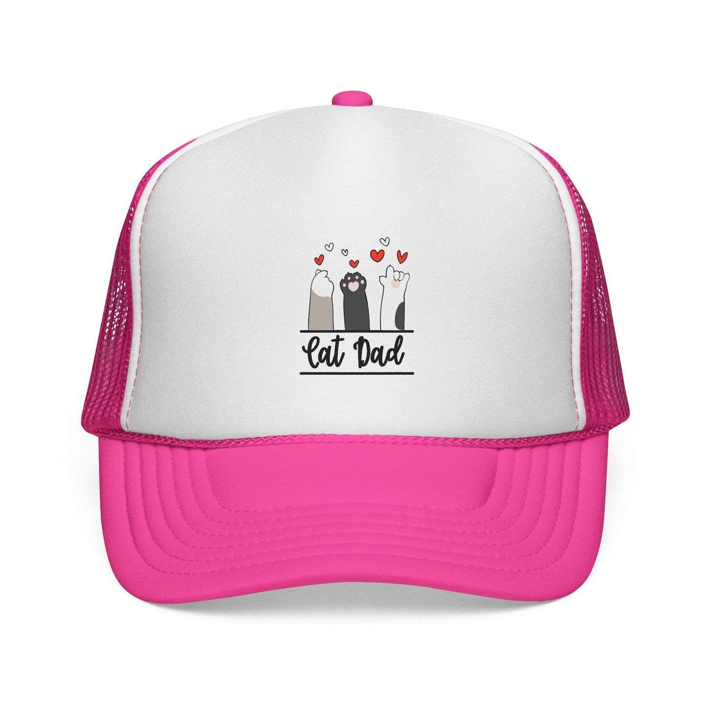 Cat Dad Trucker Hat