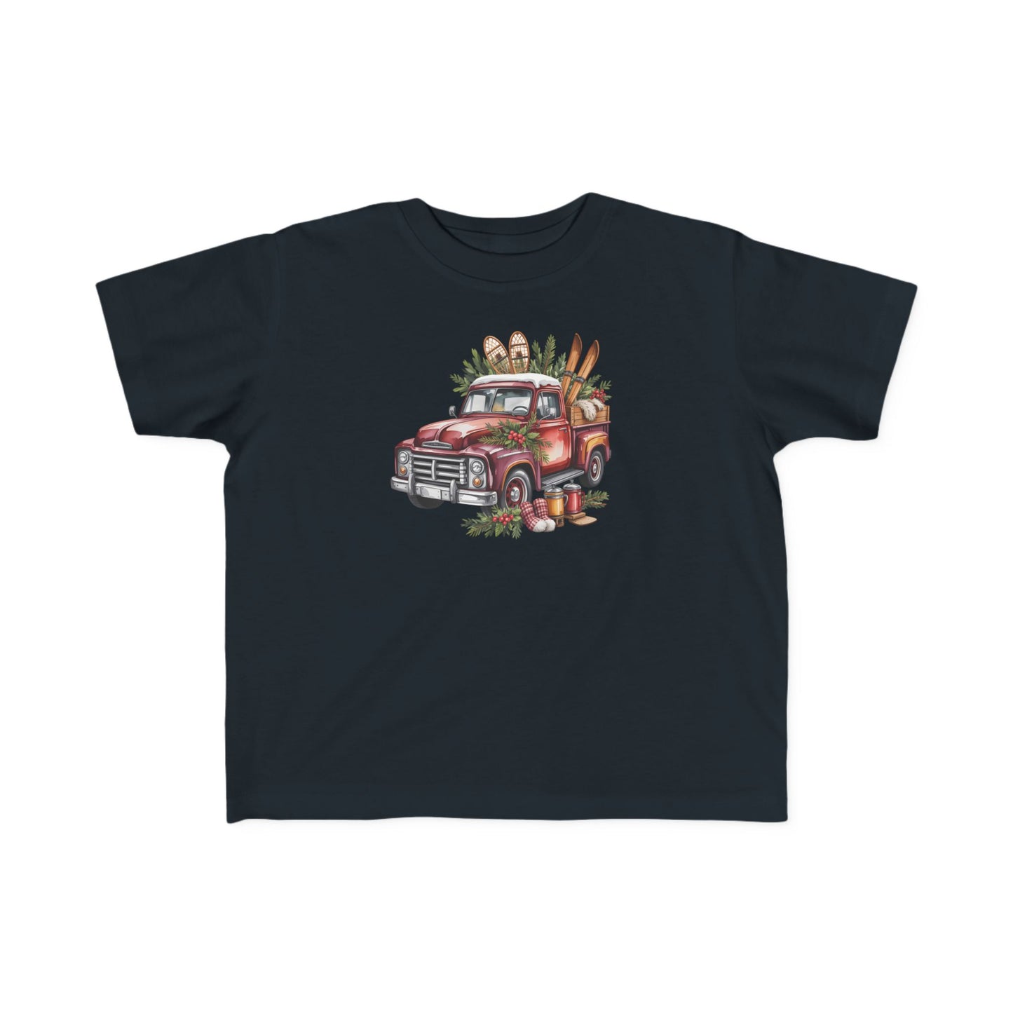 Retro Holiday Truck Toddler T-Shirt