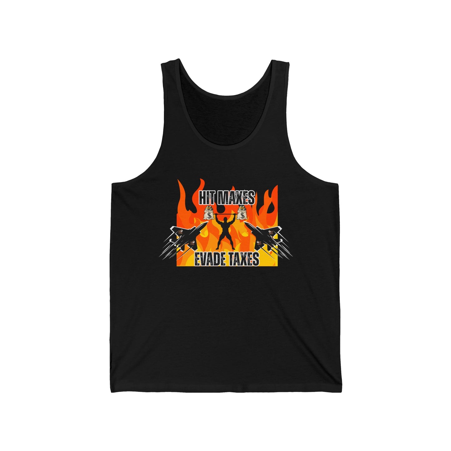 Hit Maxes Evade Taxes Men's Tank