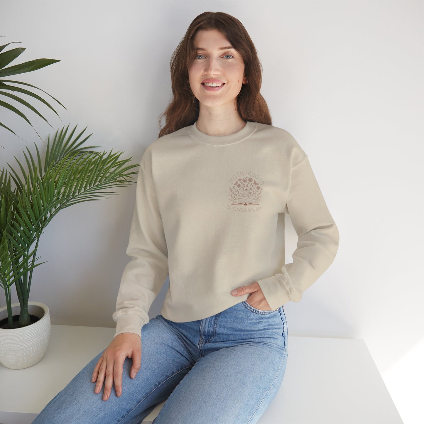 Motherhood is Kingdom Work Crewneck