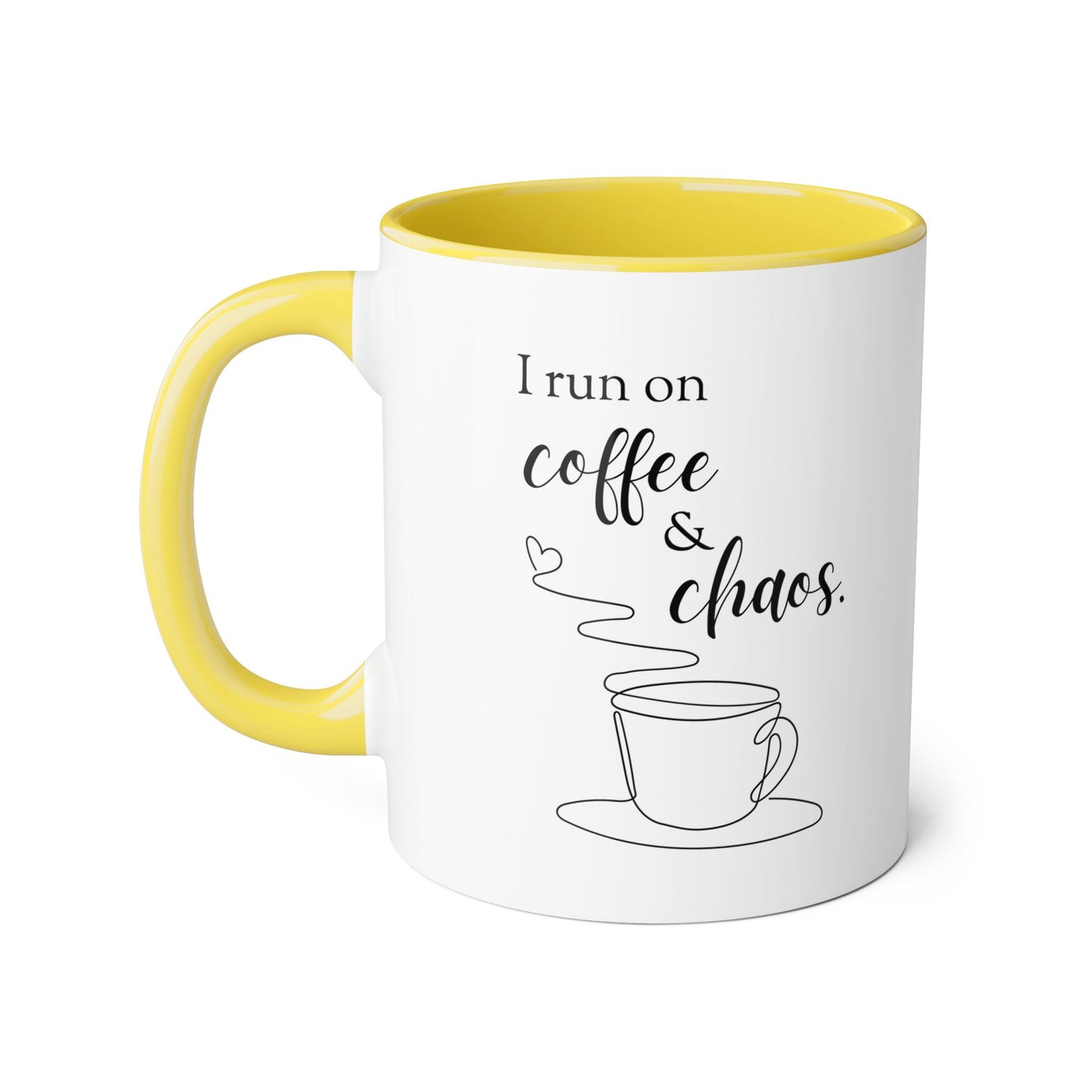 Coffee & Chaos 2 Tone Mug