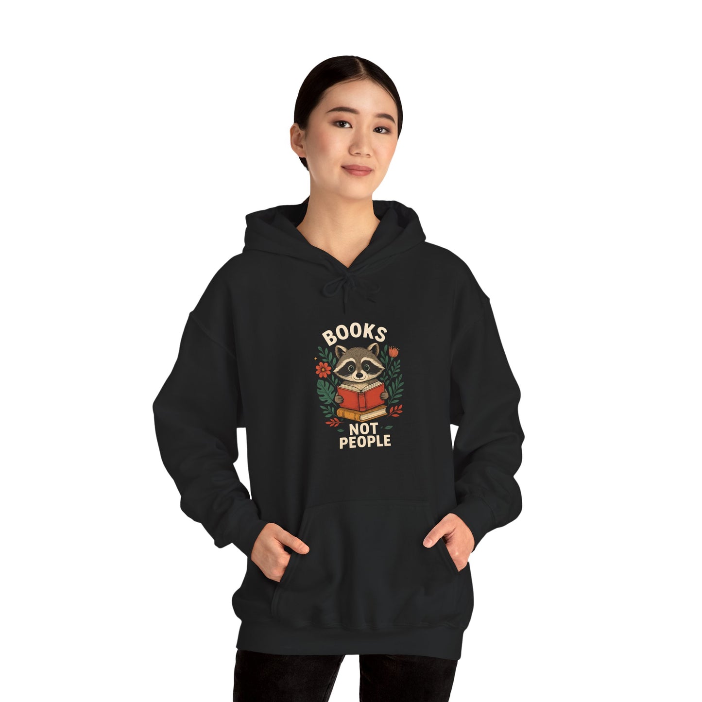 "Books Not People" Women's Hoodie