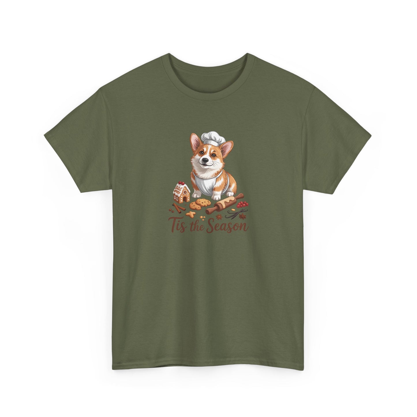 Corgi Holiday Men's T-Shirt