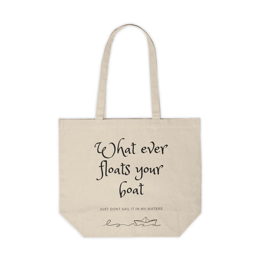 What Floats Your Boat Canvas Bag