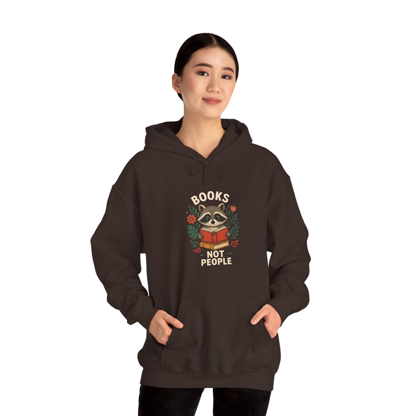 "Books Not People" Women's Hoodie