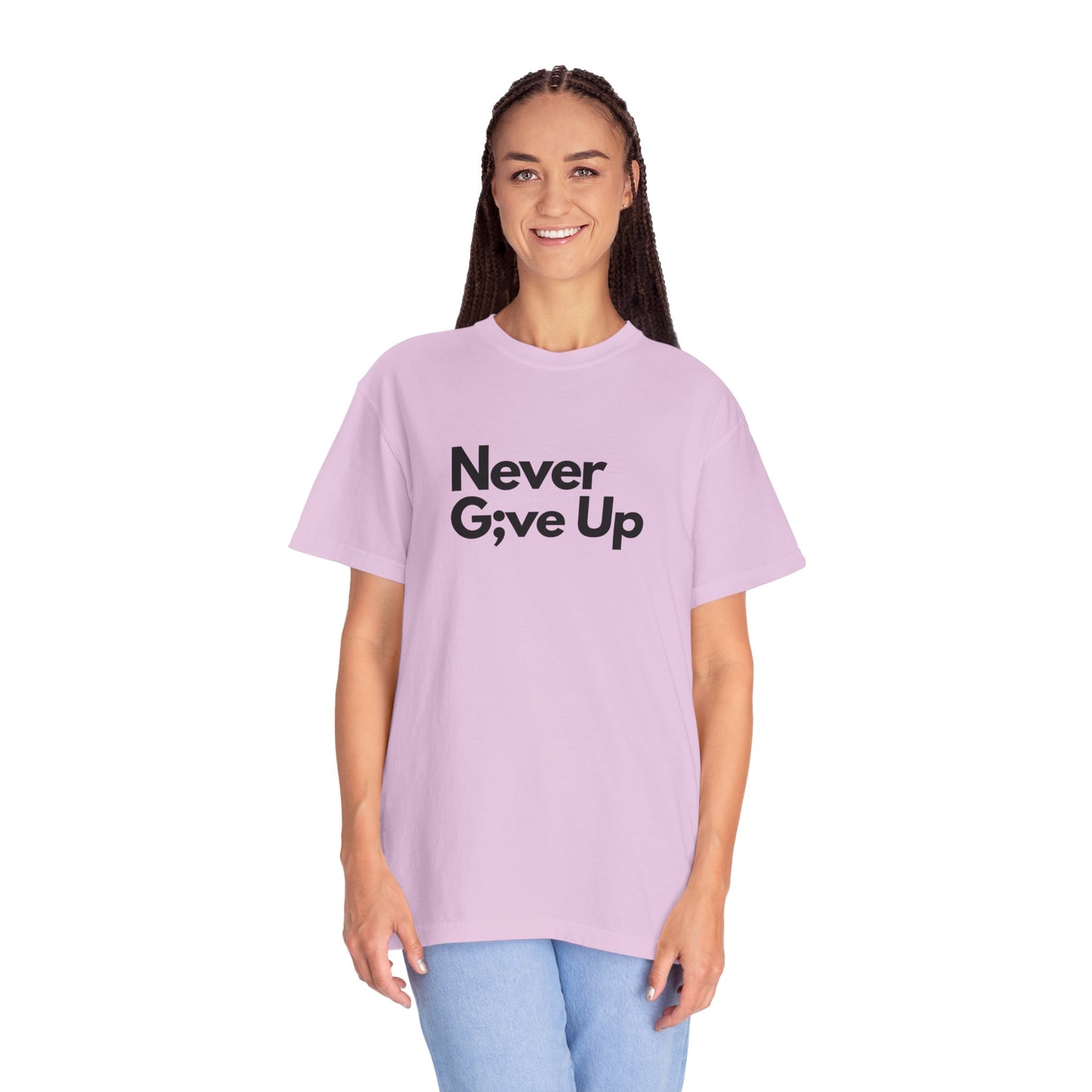 Never G;ve Up Women's T-Shirt