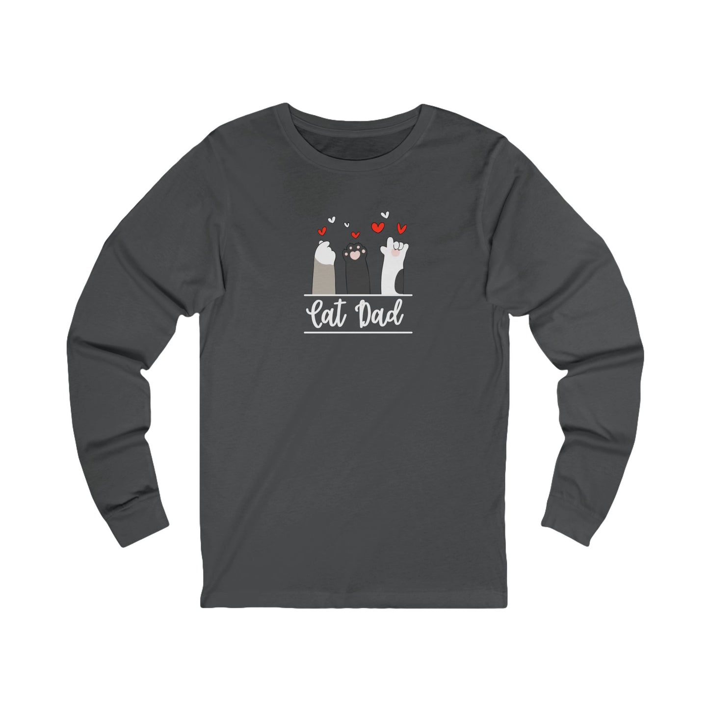 Cat Dad Men's Long Sleeve