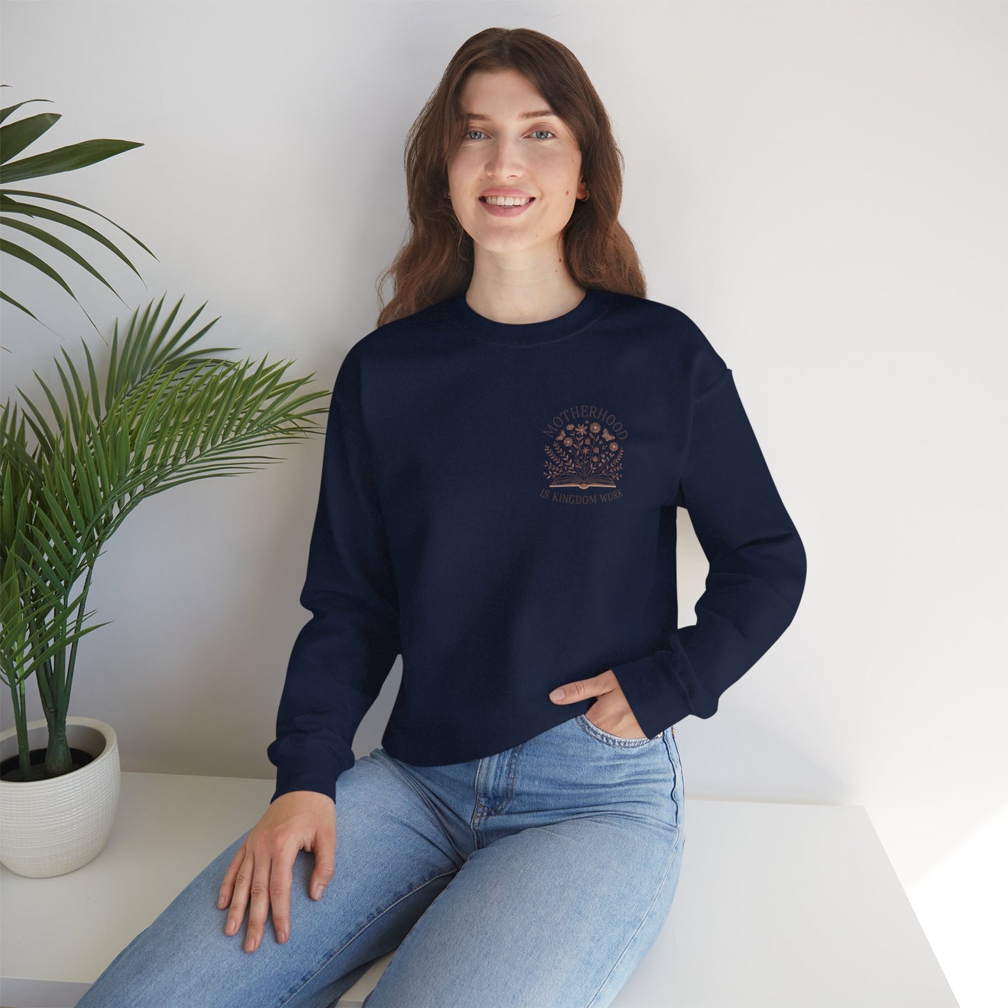 Motherhood is Kingdom Work Crewneck