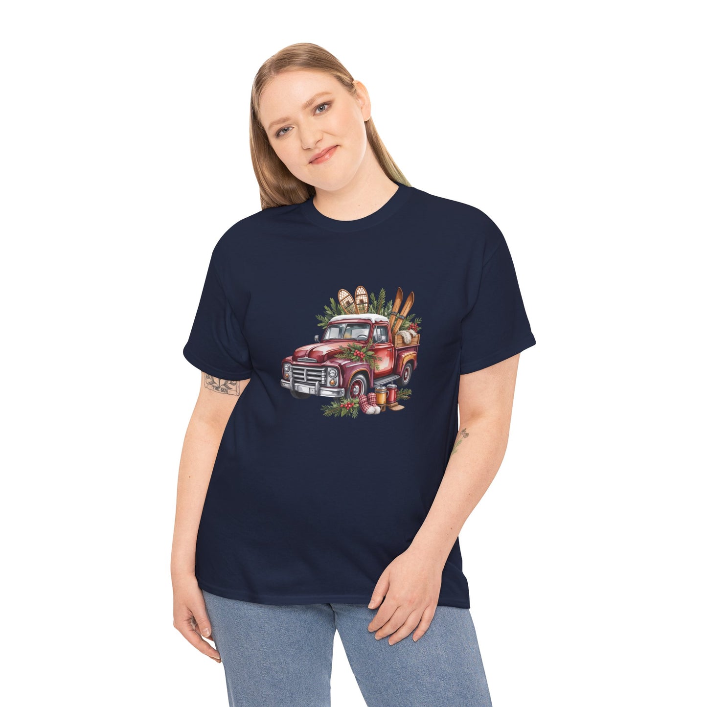 Retro Holiday Truck Women's T-Shirt
