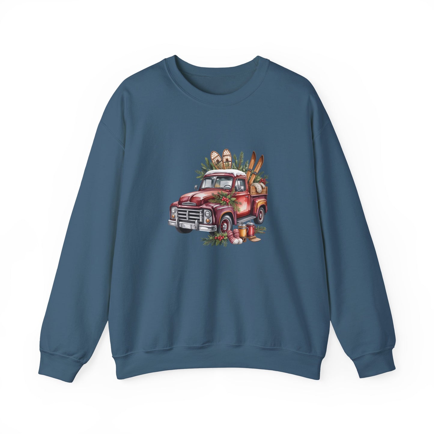 Retro Holiday Truck Women's Crewneck