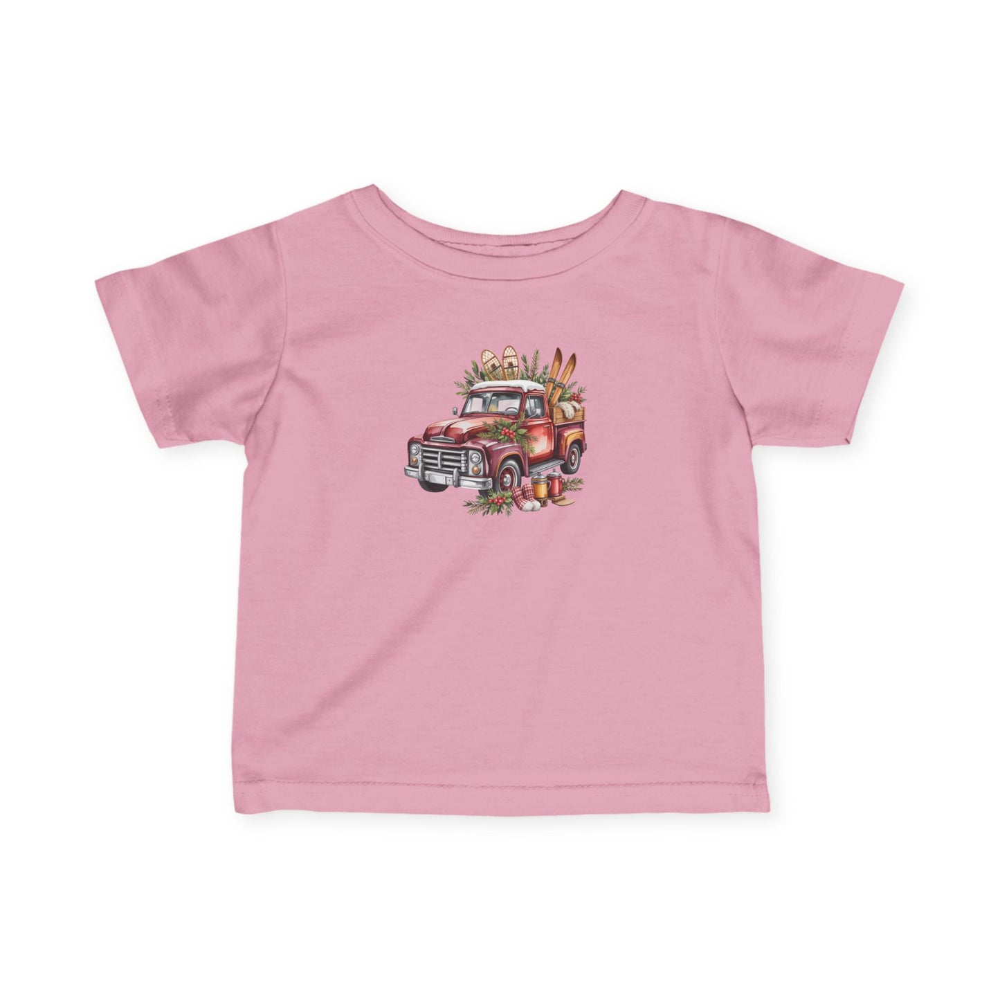 Retro Holiday Truck Infant Tee