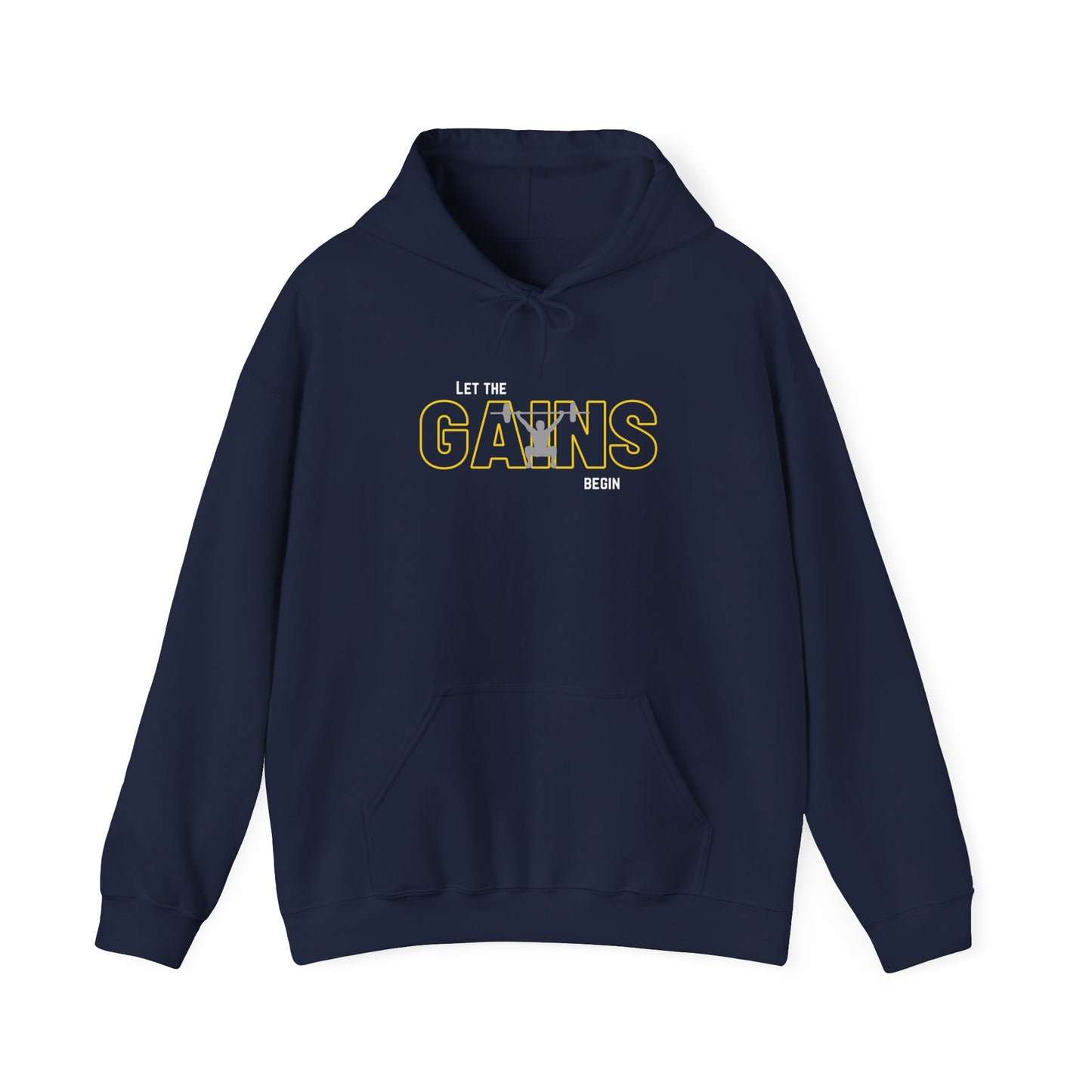 'Let the Gains Begin' Men's Hoodie